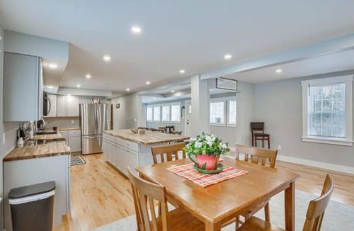 Bridgton House | Farmhouse Retreat Peaceful Setting Renovated