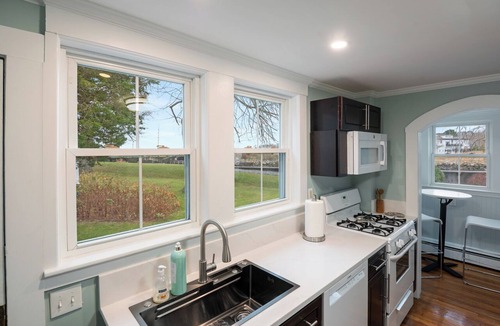 Gloucester Apartment | Fish & Ships on Waterway: Steps to Ocean, Beach, Boulevard, Park, Restaurants