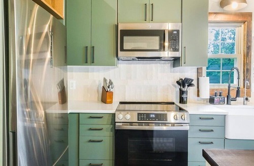 Mount Jackson House | Fox & Hound Getaway: Sauna, Hot Tub, Dogs, Game Night!