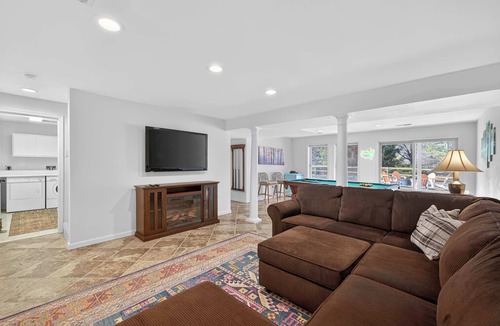 The Woods House | Game Room, FirePit, Screened Porch & Golf Views