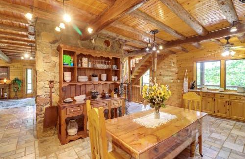 Harrison House | Game Room + Roof Deck: Ozarks Group Getaway!