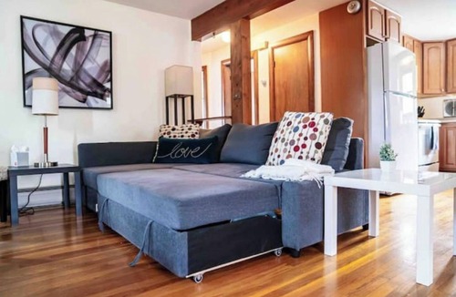 Nashua Apartment | Garage, Fully Fenced Yard, Sleep 8, Walk to Downtown
