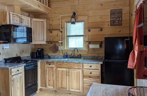 West Hopkinton Cabin | "Great North Woods" cabin at Keyser Pond Campground