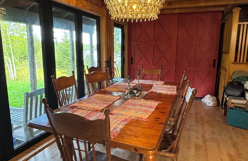 Greensboro House | Greensboro Lake Front . Beautiful 4 Season Vacation home .