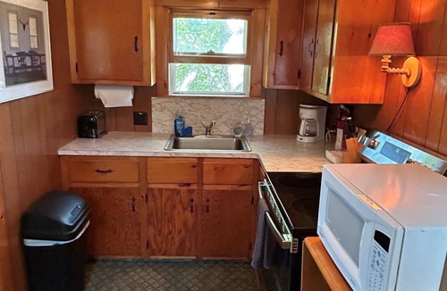 New Harbor Cottage | Harborside Cottage #1 on Working Fisherman's Harbor with Shared Dock and Float