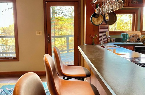 Falls of Rough House | Hideaway on the lake; large mid-century stone ranch in a park-like setting