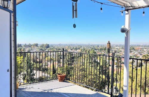 Santa Ana Cottage | Hillside cottage with city lights and sunset views.Near Disneyland.