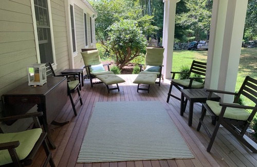 East Lyme House | Historic Inn on a 100 Acre Organic Farm with Lake, Private Pool & Gourmet Food