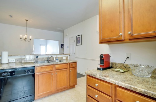 Deep River House | Inviting High Point Townhome with Patio + Privacy!