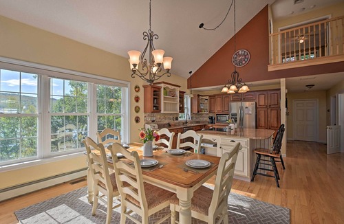 Lucerne-in-Maine House | Inviting Lakefront Home: Seasonal Boat Dock!