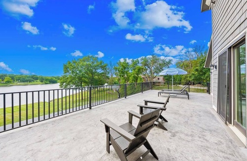 Lee's Summit House | KC's Only Lake House w/Dock and Sport Court!
