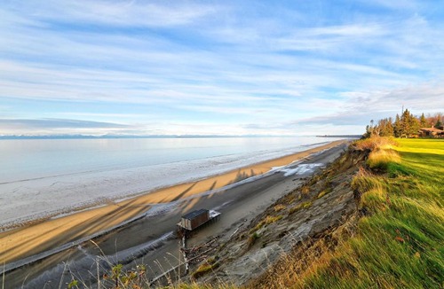 Salamatof House | Kenai Vacation Rental w/Volcano Views & Decks!