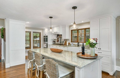 Moultonborough House | Lake Winnipesaukee Waterfront sandy beach with dock sleeps 12