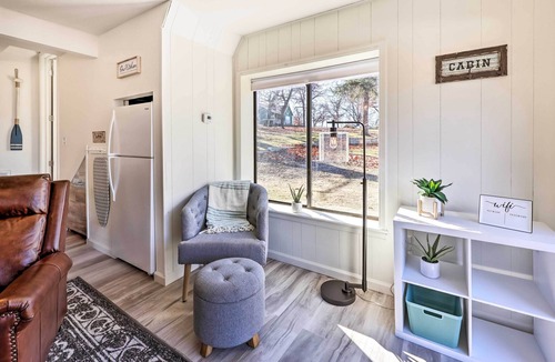 Grove House | Lakefront Cabin: Boat Dock, Pool & Hot Tub