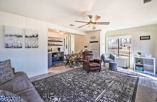 Grove House | Lakefront Cabin: Boat Dock, Pool & Hot Tub