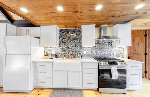 Rome House | Lakefront home on Long Pond with private dock, firepit & woodstove- dog-friendly