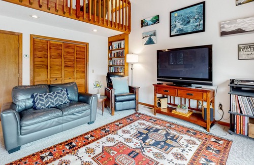 Barton House | Lakefront home with private dock, deck, grill, & great view