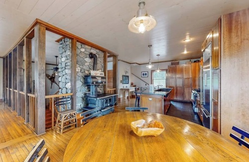 Greenville House | Lakefront home with outdoor firepit & private dock - near downtown