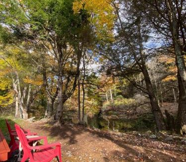 Woodridge House | Lakefront tiny home canoe fun