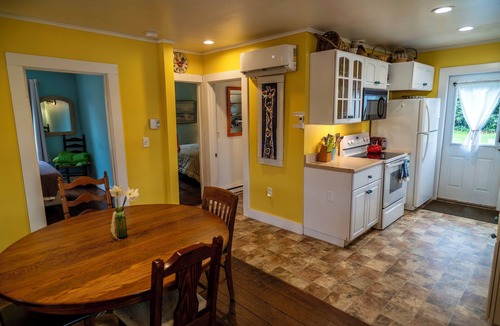 Ledyard Cottage | Lakeside cottage ON the water with beautiful views up the lake!