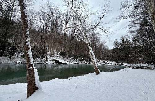 Independence Cabin | Laurel Lodge is located on private stream in Independence, WV