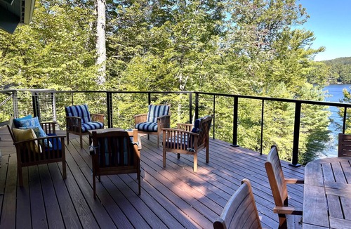 Ashland House | Little Squam Lakefront Retreat - Beach, Dock, Sleeps 10, Kayaks/SUPs & Firepit