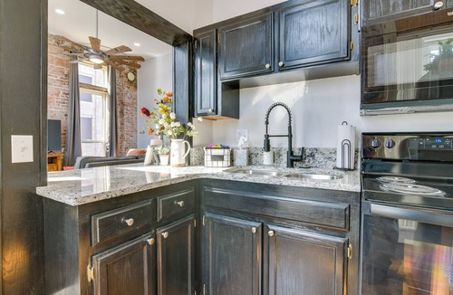 Monett Apartment | Loft-style Apt in Dtwn Monett: Pets Welcome!