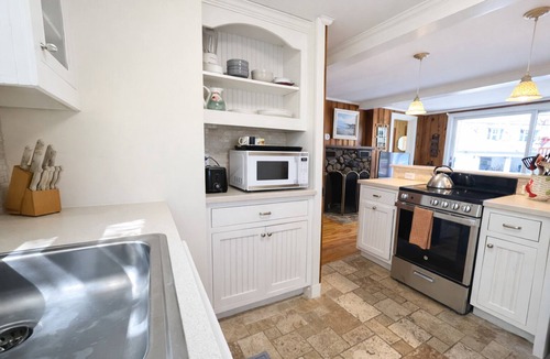 Bailey Island Cottage | Lovely deck to watch the boats come and go, and incredible sunsets!