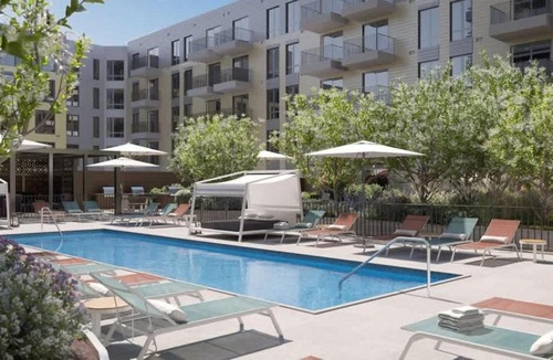 Assembly Square Apartment | Lux 2BR w Gym Pool sleep 6 in Assembly Square