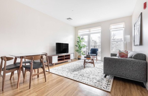 Newtonville Apartment | Luxe Newton 2BR w/W/D, nr Dining & Shopping, by Blueground
