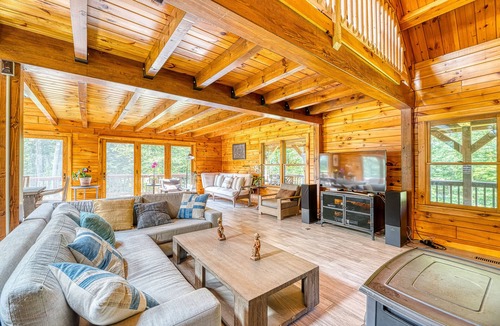 Mount Marion House | Luxurious & Enchanting Log House in Heart of Hudson Valley/Catskills, Upstate NY