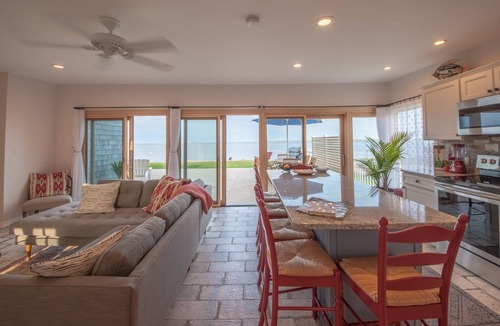 Shirley House | Luxurious Waterfront all Season Home with Private Beach. Awesome sunsets!