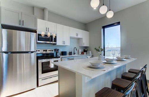 Cleveland Apartment | Luxury 2 Bed/2 Bath | CLE Clinic | Free Garage