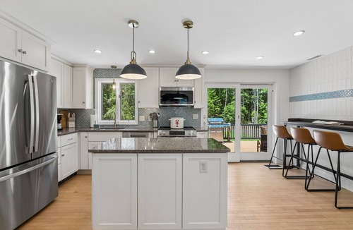 Kennebunk House | Luxury Kennebunk Home | Sleeps 14 | Hot Tub Gym Putting Green Arcade Fire Pits