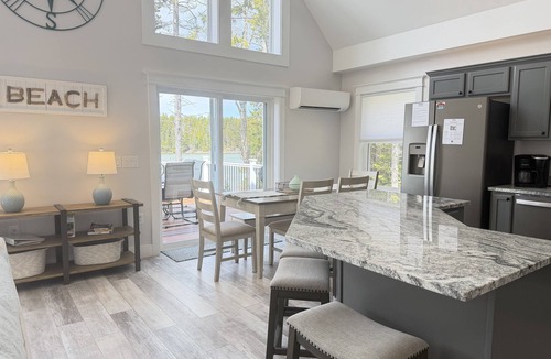 Steuben House | Luxury Waterfront Retreat with Hot Tub Near Acadia
