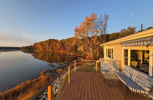 Newcastle Cottage | Maine Waterfront Cottage: Nestled on an acre of land, with 500ft of shore front