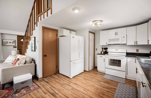 The Woods Ski Chalet | Modern chalet w/hot tub, fire pit & porch