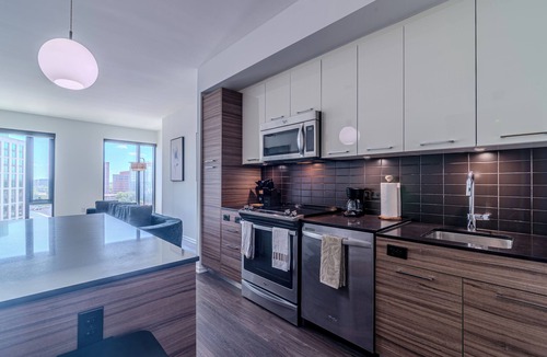 Tysons Apartment | Modern Luxury Full 1Bedroom Apartment. Pool, Gym & Mall, Metro, & Restaurants