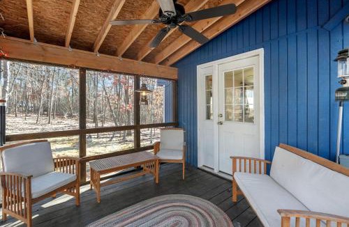 The Woods House | Modern Mountain Chalet with Stone Fireplace & Resort Amenities near Hedgesville, WV