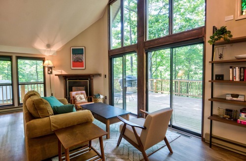 The Woods Cabin | Modern Retreat in The Woods with Pool Access