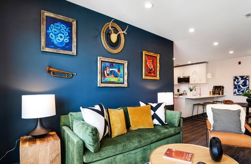 Rolling Mill Hill Condo | Muse | City-view condo with high speed WiFi, central AC, & rooftop lounge