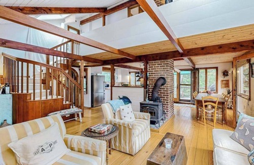 West Tisbury House | Nana’s Treehouse | House with spacious deck, grills, outdoor shower & W/D