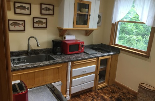 Searsport House | Nature's Whisper Serene Bungalow in a Forest setting with Sauna and Hot/Cold Tub