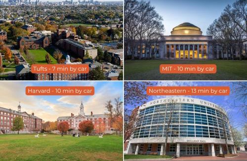 Ward Two House | NEW 9BR6Bth Parking MIT Harvard Boston Walk to T