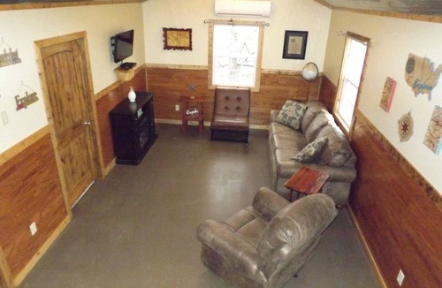 Board Camp Cabin | New Cabin-Social Distance in the Ouchitas with us-Book today
