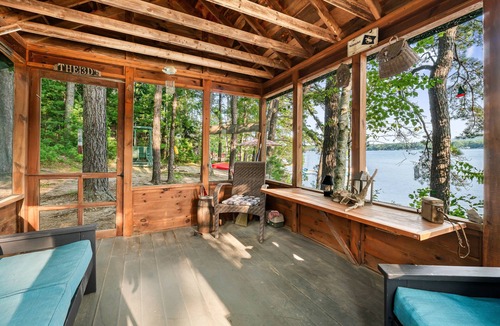 West Newfield Ski Chalet | New Rental on Private Beautiful Silver Lake in Newfield Maine.