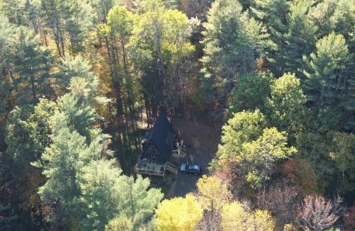 St. Johnsbury Center House | Newly Built A-Frame nestled in the woods