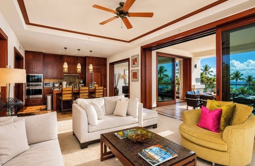Montage Kapalua Bay Condo | Oceanview 3-Bedroom Luxury Villa at The Resort at Kapalua Bay with Housekeeping, Spa, Rental Car Included! MON-1303 | KBM