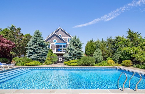 Orient Point House | Orient Point 4 Bedroom 4 Bath House with Heated Saltwater Pool