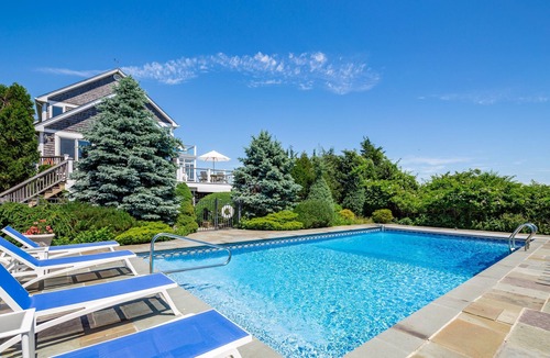 Orient Point House | Orient Point 4 Bedroom 4 Bath House with Heated Saltwater Pool